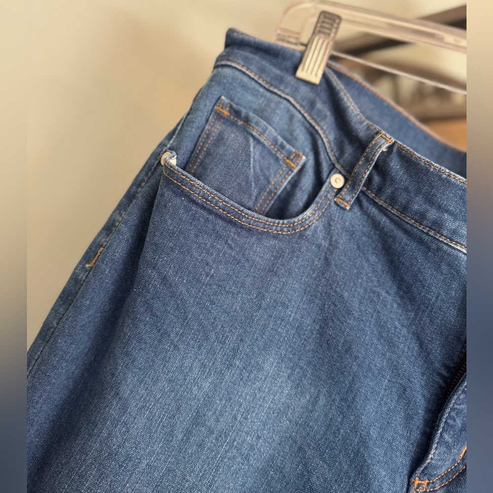 LOFT Women’s Denim Jeans Straight Leg with Stretch Size 12 or 31 - Picture 5 of 11